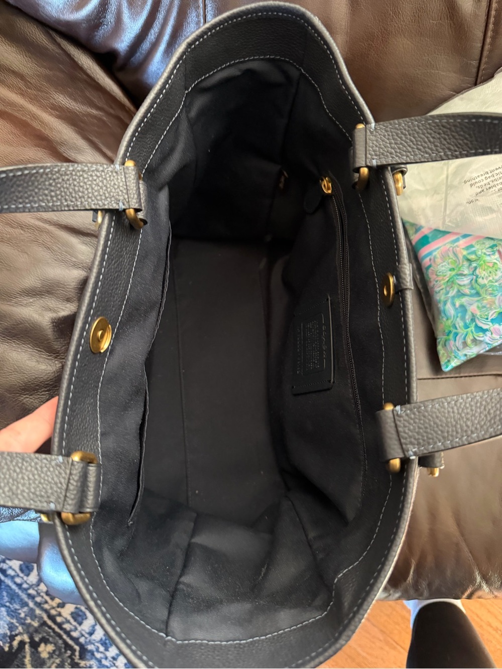 Coach Hudson Double Handle Tote Bag - Picture 4 of 11